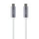 DCU Advance Tecnologic 30402010 cable USB 1 m USB 3.2 Gen 2 (3.1 Gen 2) USB C Gris